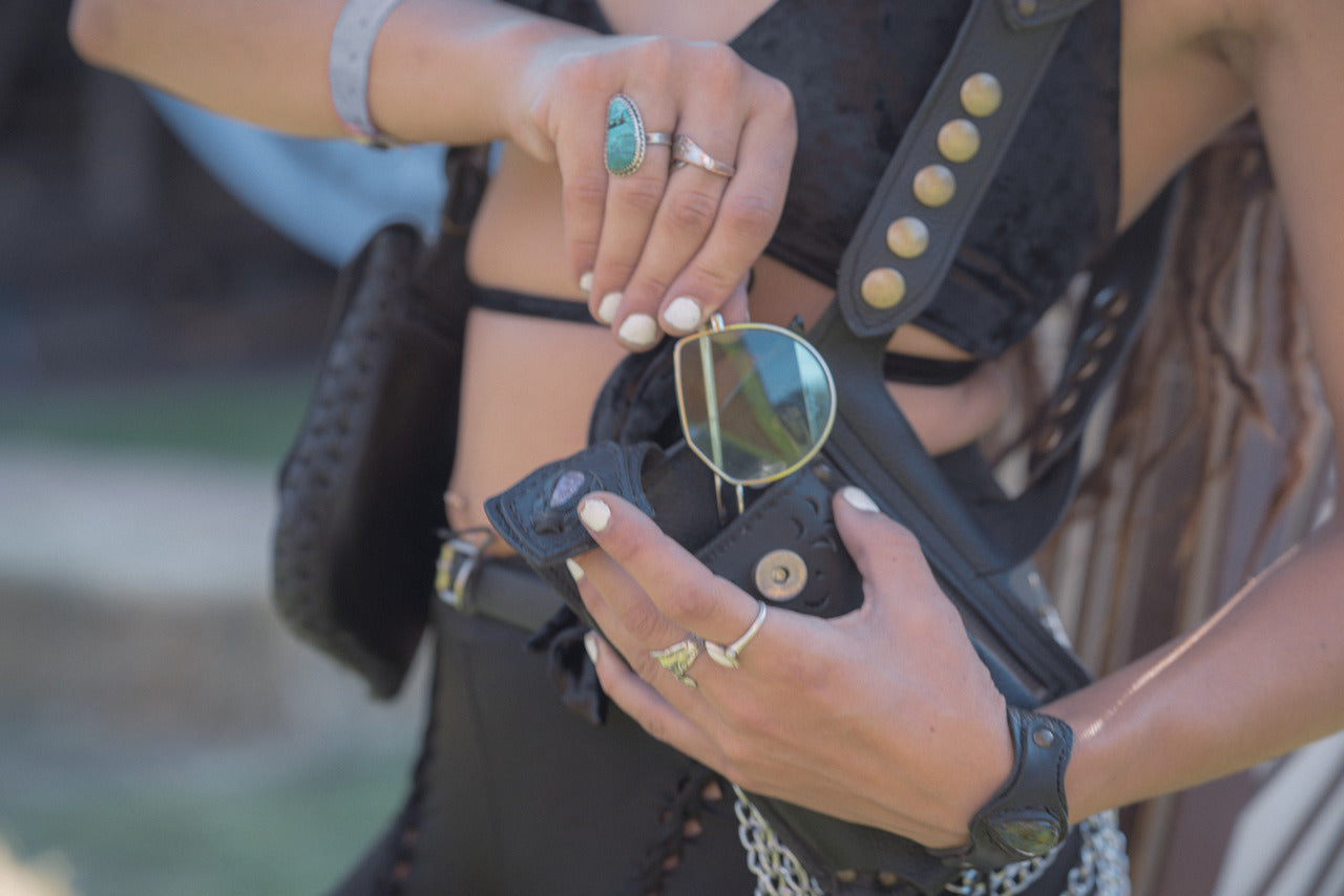 Occidental Holster | Black W Brown Trim Leather | Pendelton
