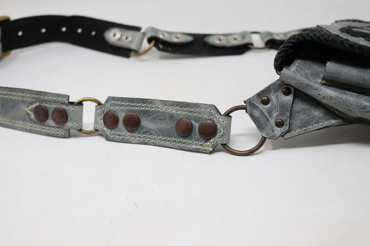 El Coyote Hip Belt | Green Leather | Agate