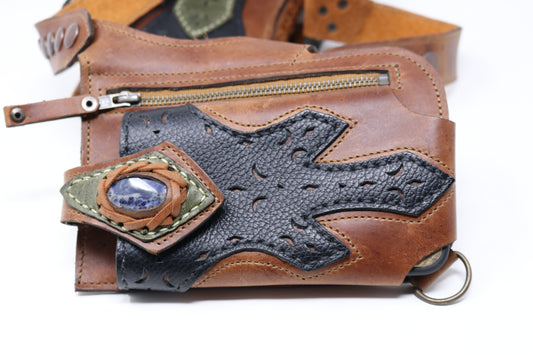 Occidental Holster | Brown Leather | Black Agate