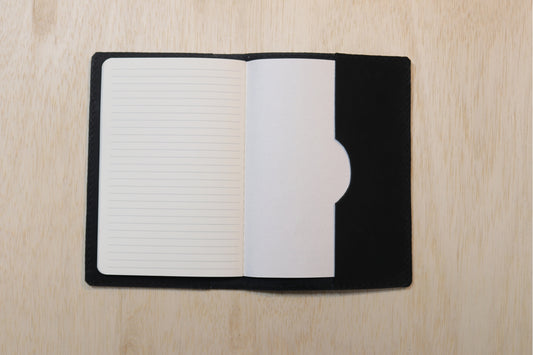 Leather Travel Journal | Dream Journal | Black Suede