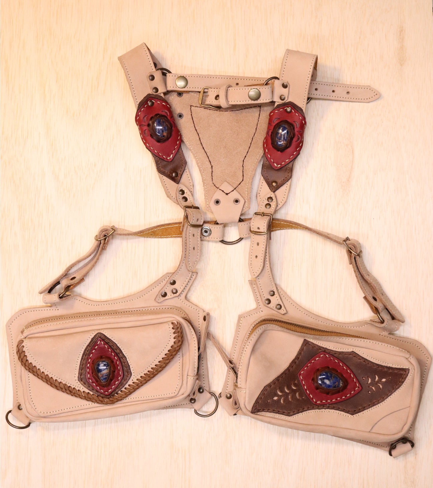 Men's El Sureno Holster | Beige Leather | Sodalite