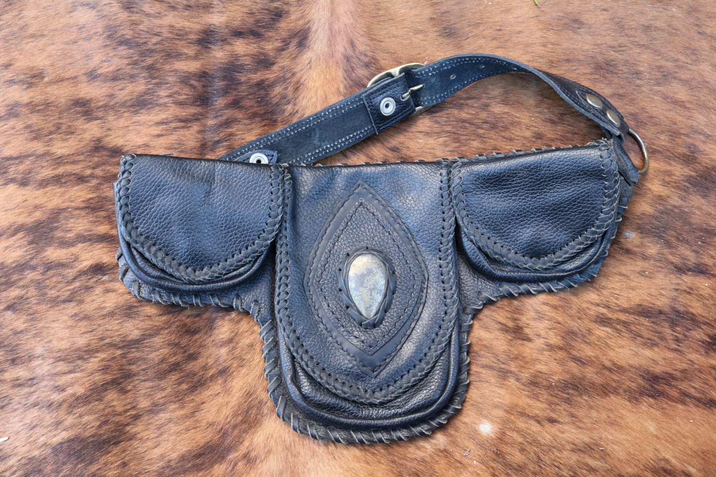 Bolivar Hip Belt | Black Leather | Jasper