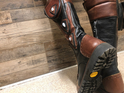 Tall Gunslinger Boots | Black & Brown | Made to Order