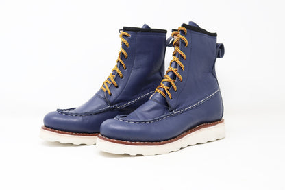 Moc Toe Boots | Blue | Made to Order