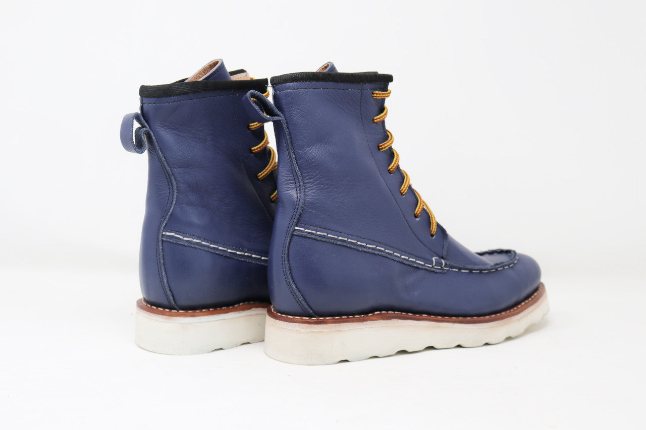 Moc Toe Boots | Blue | Made to Order