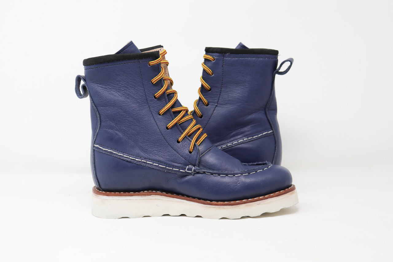 Moc Toe Boots | Blue | Made to Order