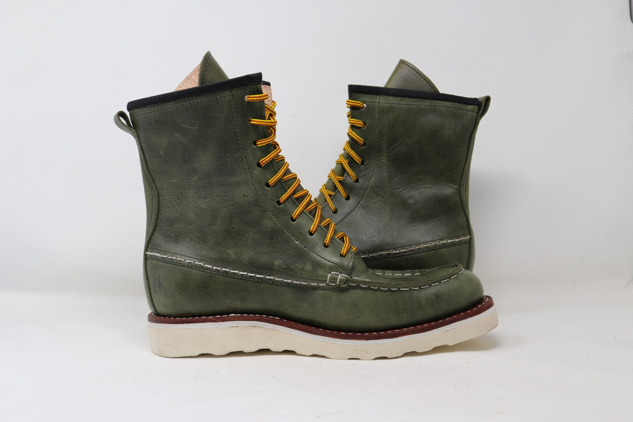 Moc Toe Boots | Green | Made to Order