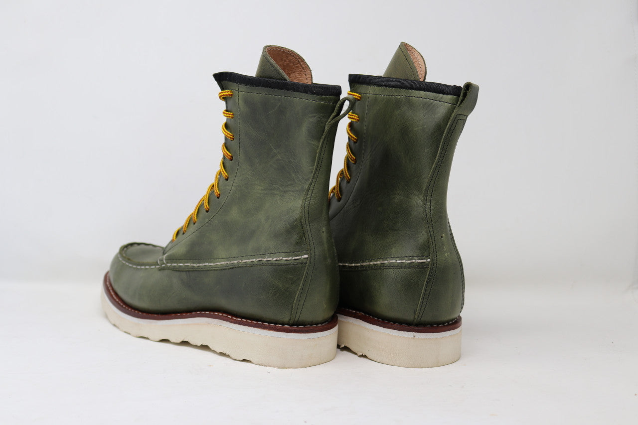 Moc Toe Boots | Green | Made to Order