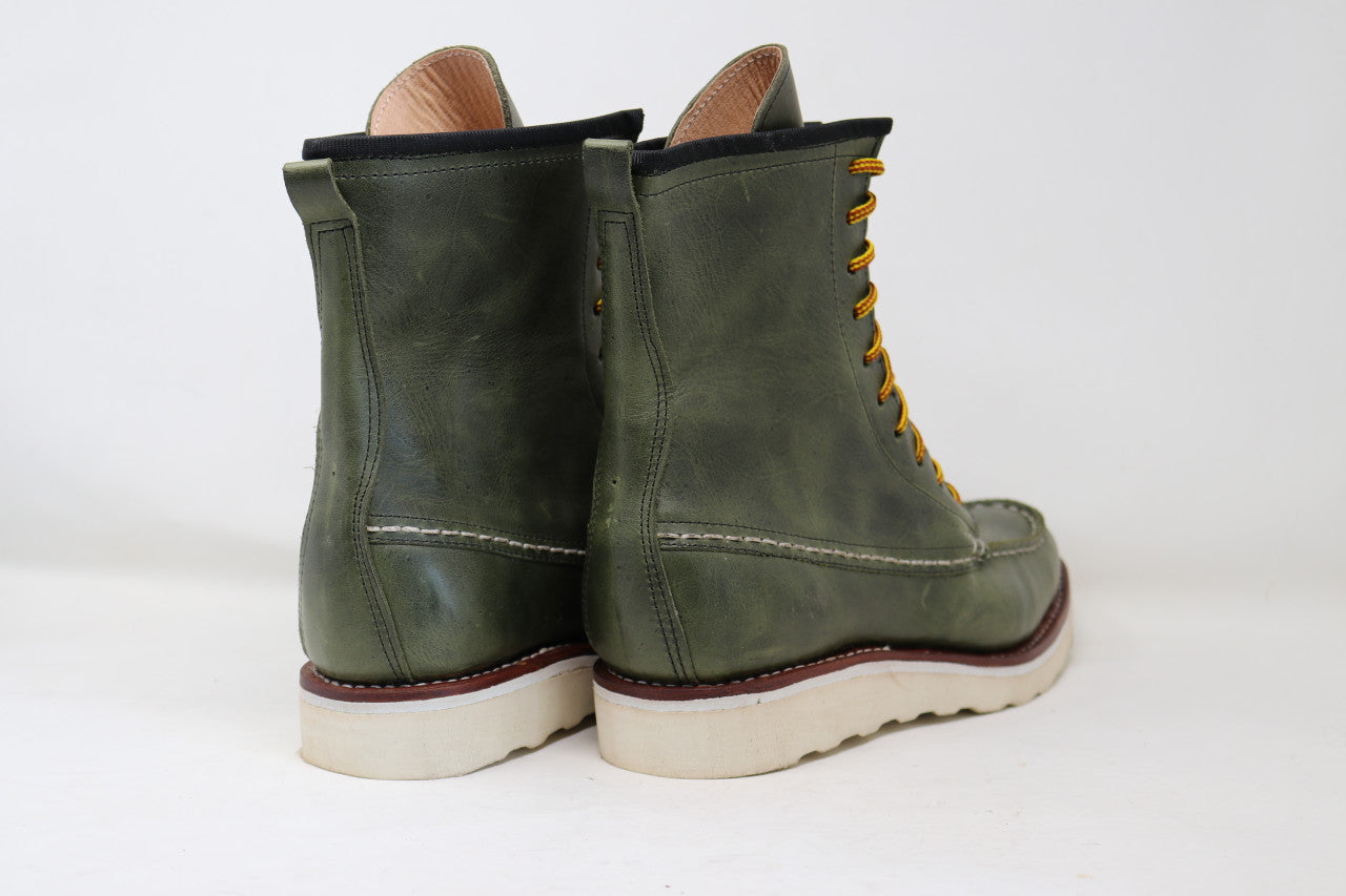Moc Toe Boots | Green | Made to Order