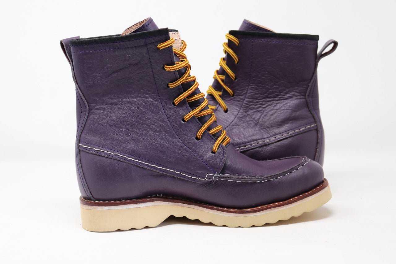 Moc Toe Boots | Purple | Made to Order