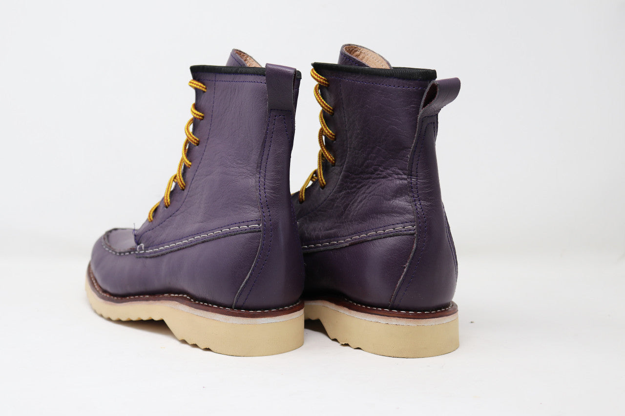 Moc Toe Boots | Purple | Made to Order