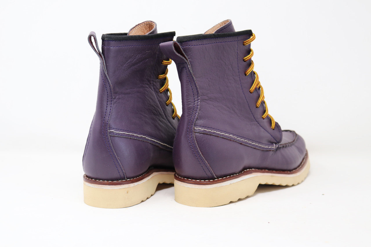 Moc Toe Boots | Purple | Made to Order
