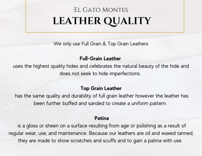 Available leather colours