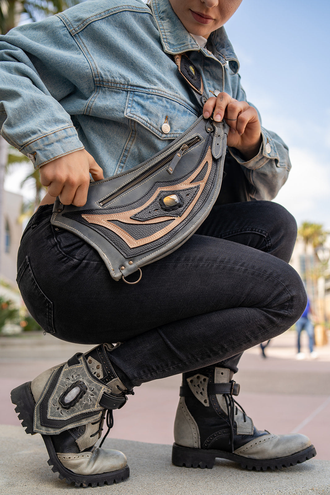 El Oriente Holster | Gray Leather | Jasper