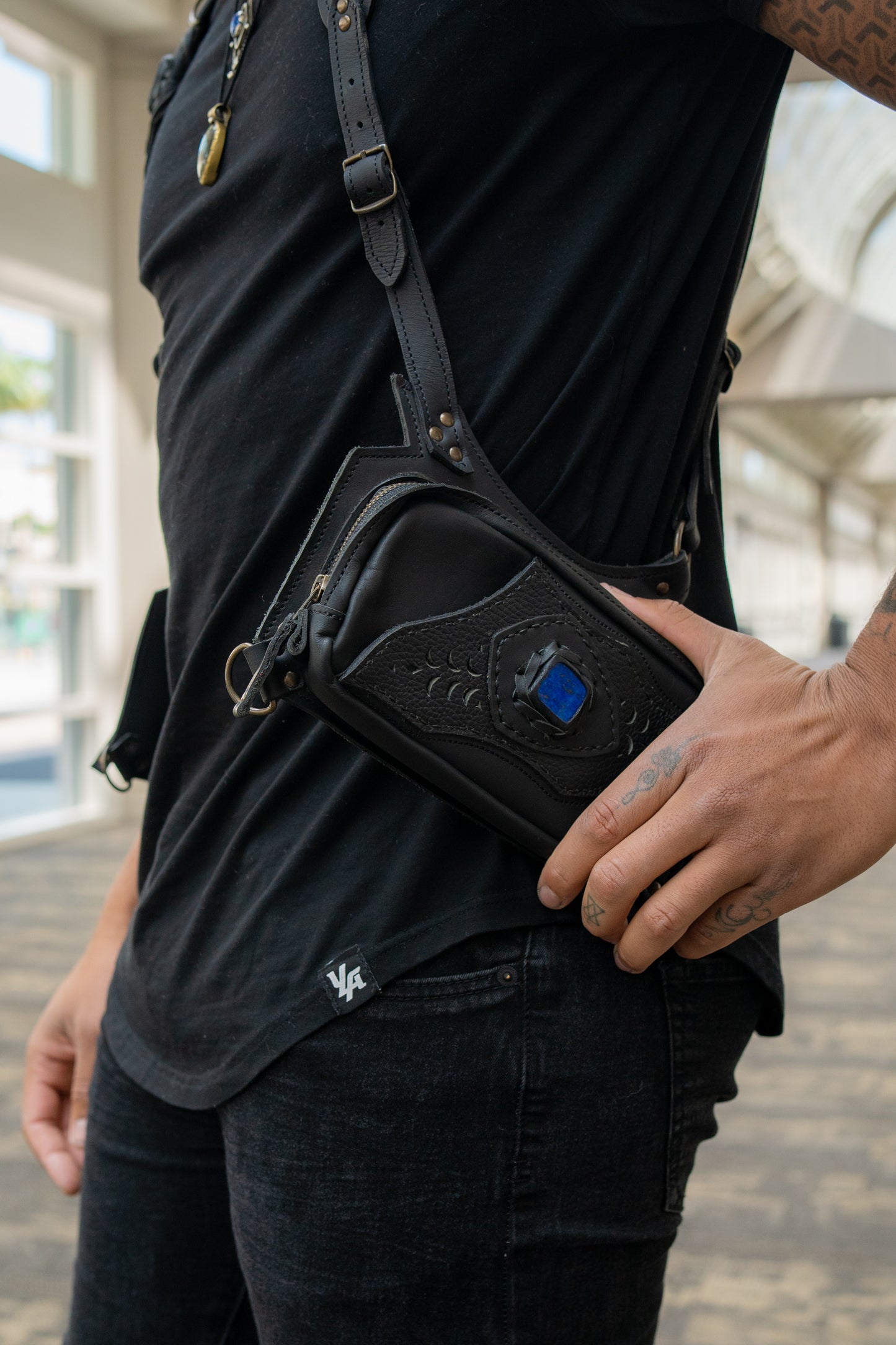 El Sureno Holster | Brown Leather | Labradorite
