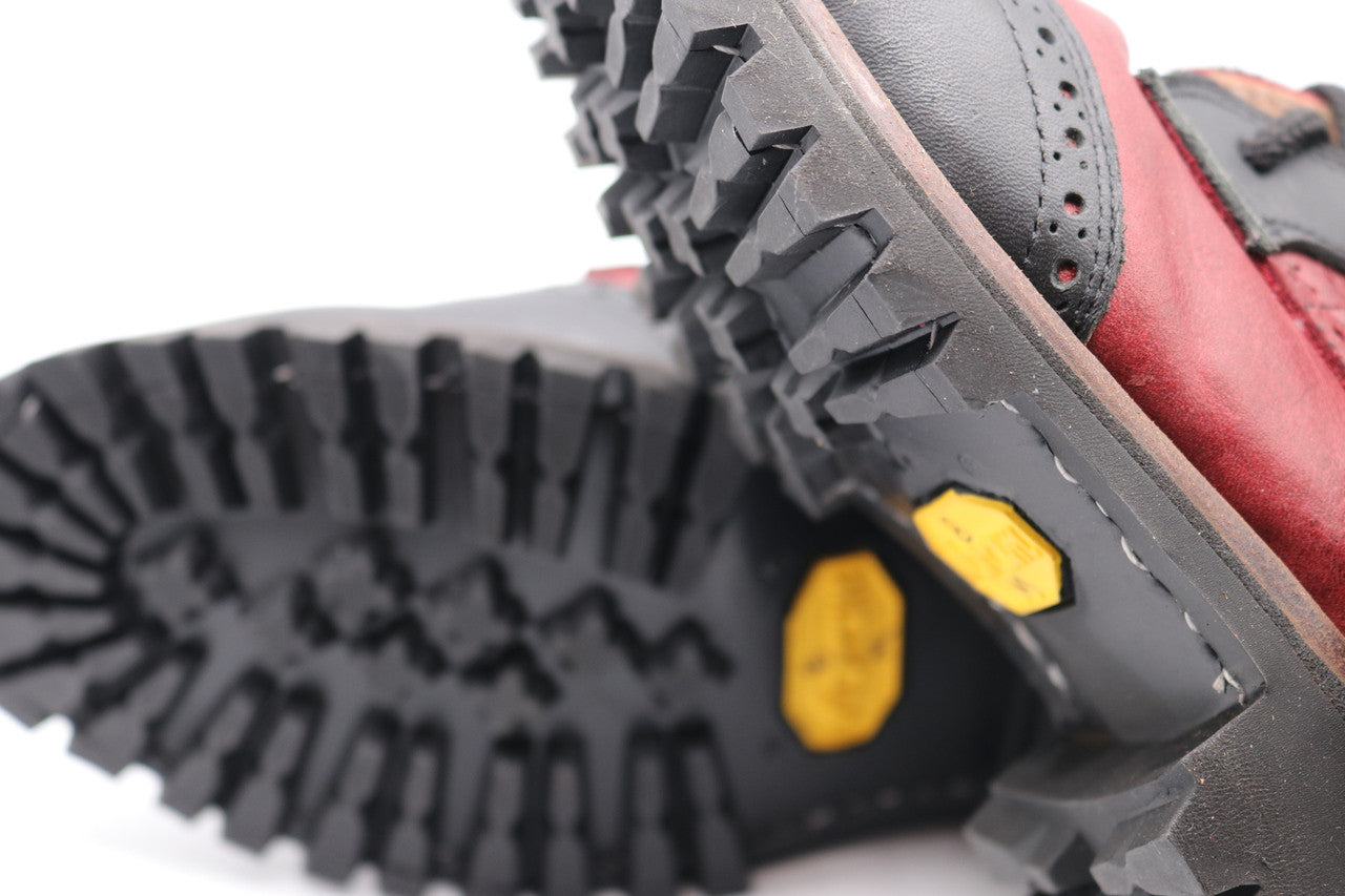 Gunslinger Boots | Black & Red | Made to Order