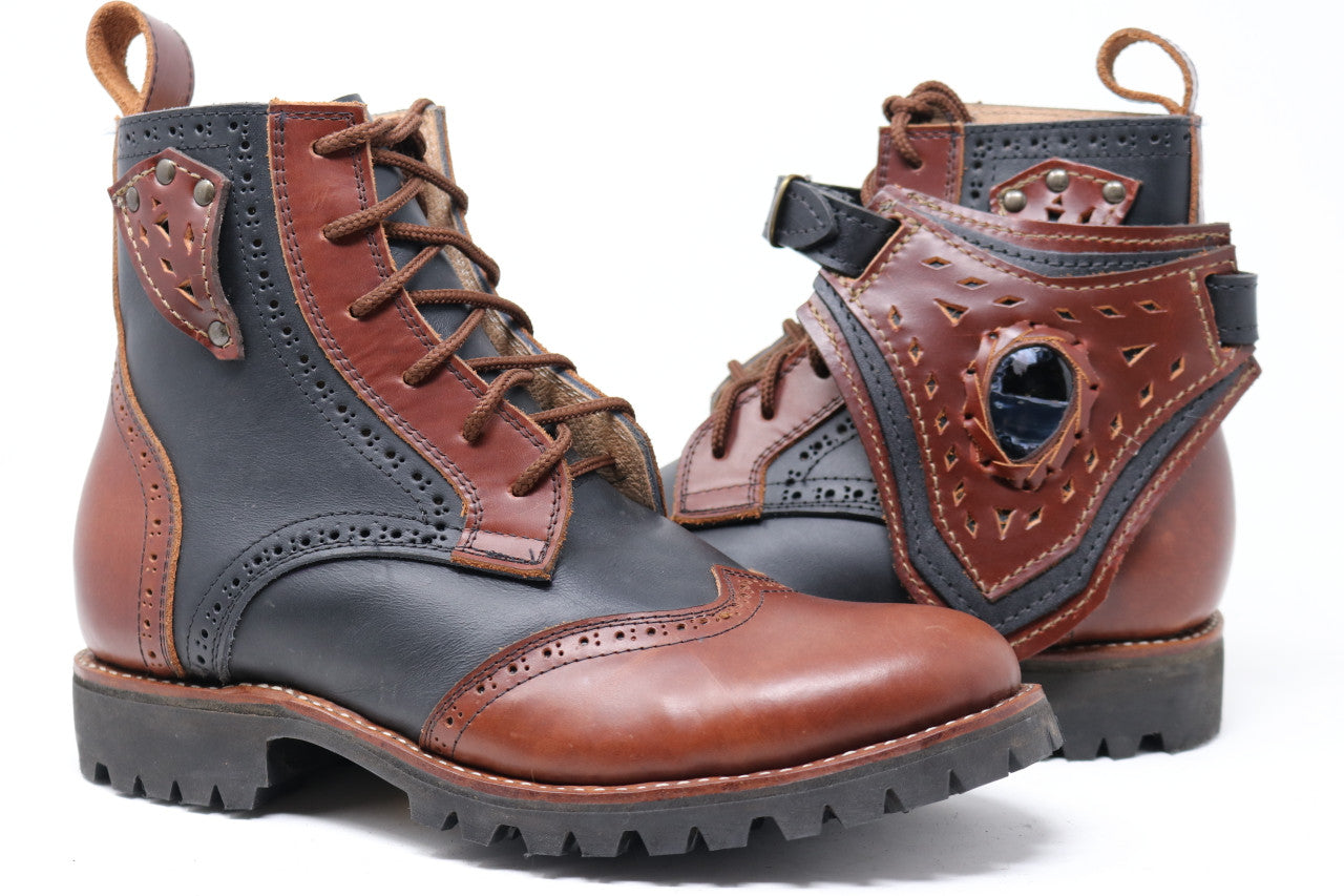 Gunslinger Boots | Black & Brown | Made to Order