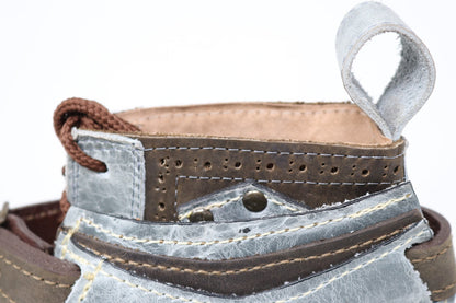 Gunslinger Boots | Green & Gray | Made to Order