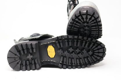 Gunslinger Boots | Black & Gray | Made to Order