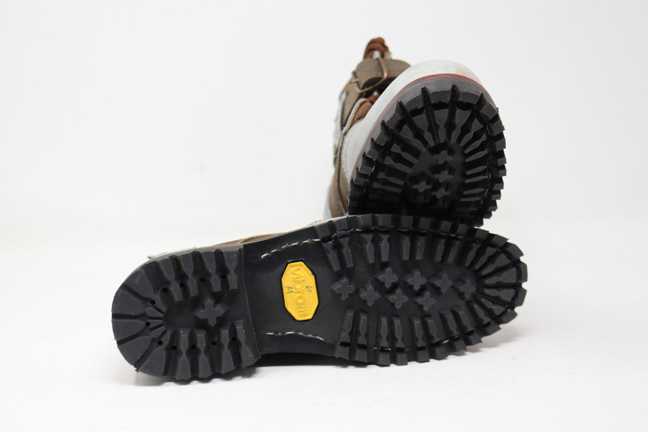 Gunslinger Boots | Green & Gray | Made to Order