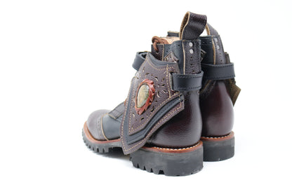 Gunslinger Boots | Black & Dark Brown | Made to Order