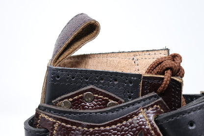 Gunslinger Boots | Black & Dark Brown | Made to Order