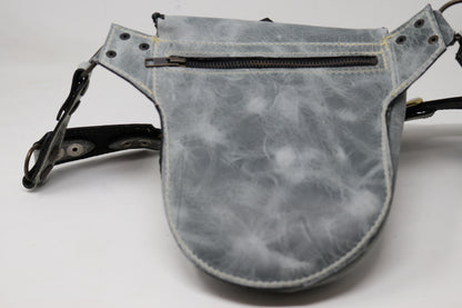 El Coyote Hip Belt | Black Leather | Chrysocolla