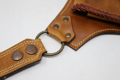 El Comandante Hip Belt | Beige Leather | Lapis