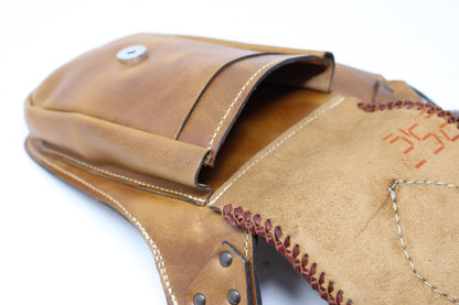 El Comandante Hip Belt | Beige Leather | Lapis