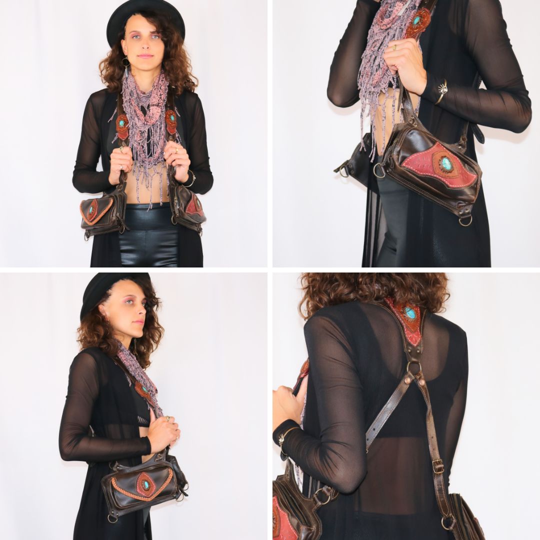 El Sureno Holster | Beige Leather | Sodalite