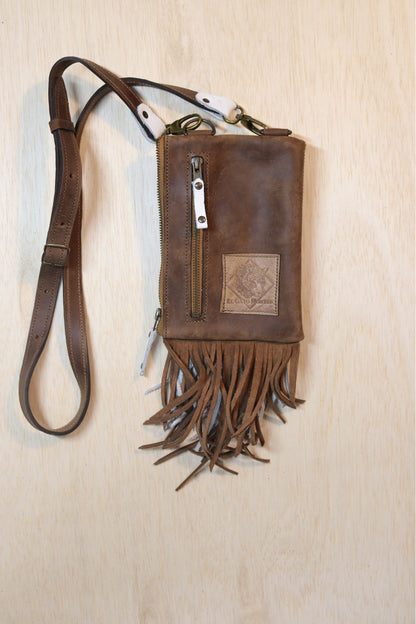 Boreal Bag | Brown Leather | Amethyst