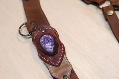 El Sureno Holster | Brown Leather | Charoite