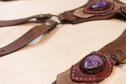 El Sureno Holster | Brown Leather | Charoite