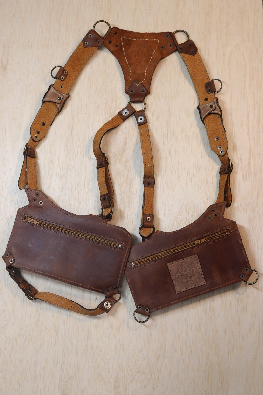 El Sureno Holster | Brown Leather | Charoite