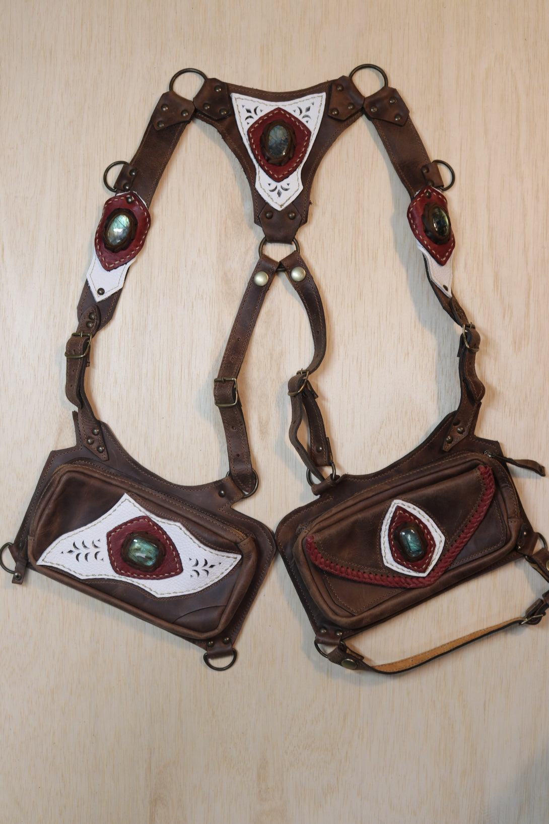 El Sureno Holster | Brown Leather | Labradorite