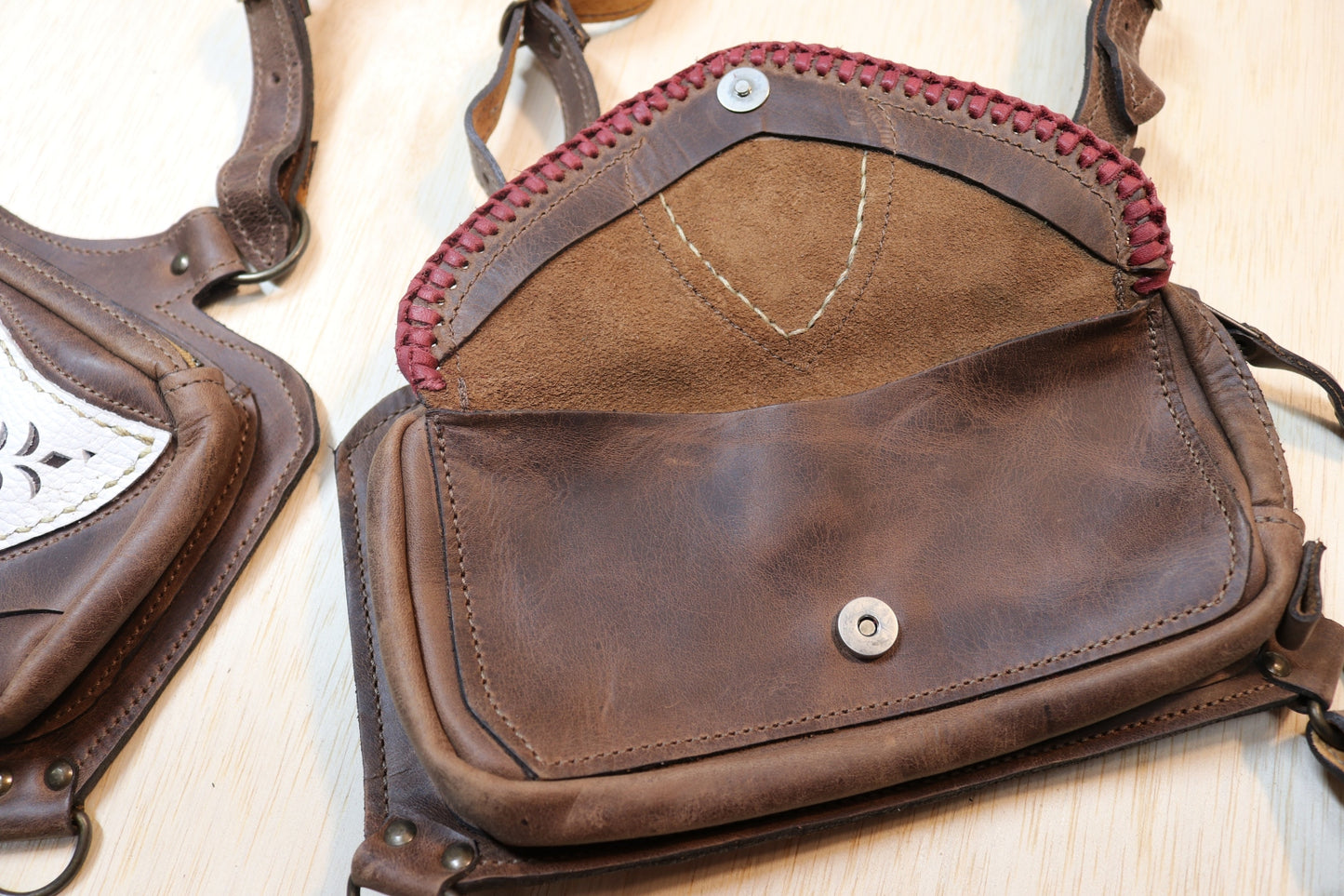 El Sureno Holster | Brown Leather | Labradorite