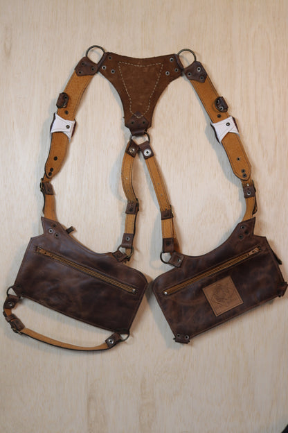 El Sureno Holster | Brown Leather | Labradorite