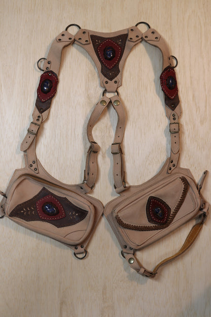 El Sureno Holster | Beige Leather | Sodalite