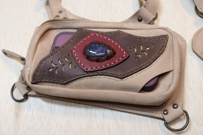 El Sureno Holster | Beige Leather | Sodalite