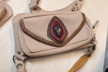El Sureno Holster | Beige Leather | Sodalite