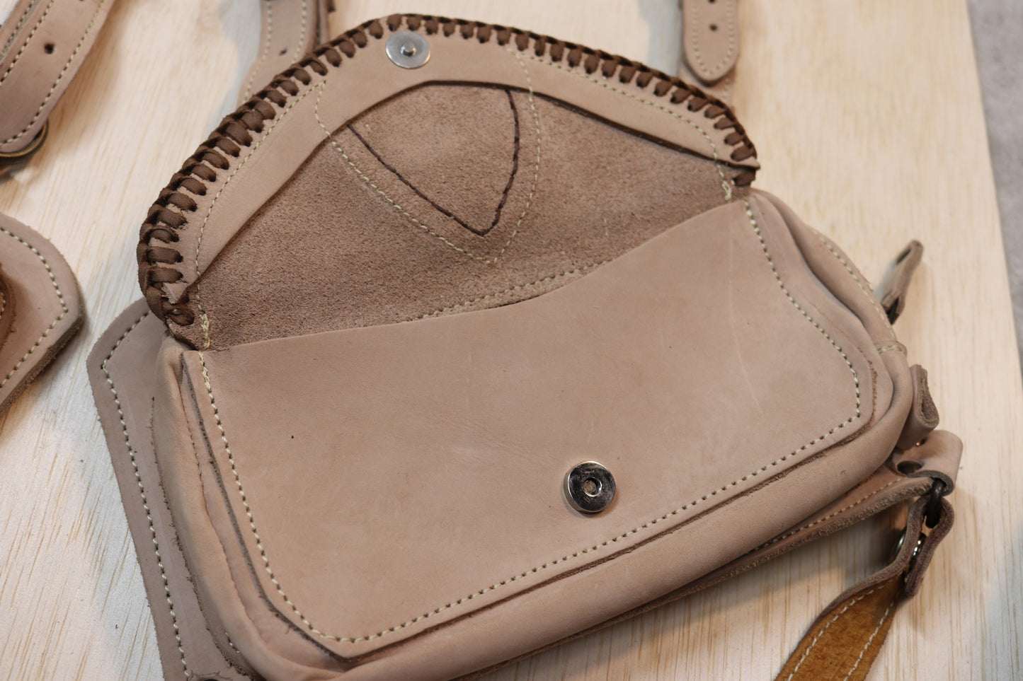 El Sureno Holster | Beige Leather | Sodalite