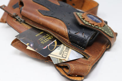 Occidental Holster | Black W Brown Trim Leather | Pendelton
