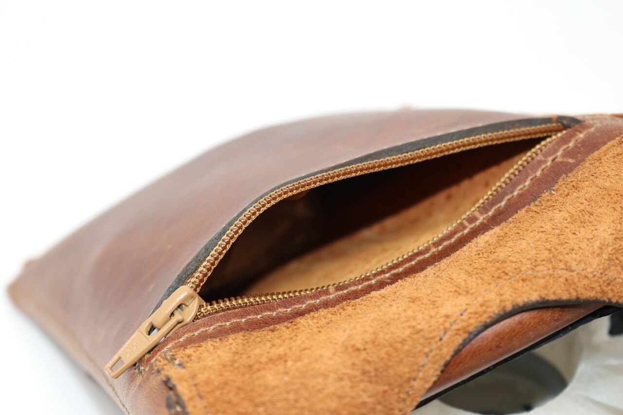 Occidental Holster | Brown Suede Leather | Turquoise