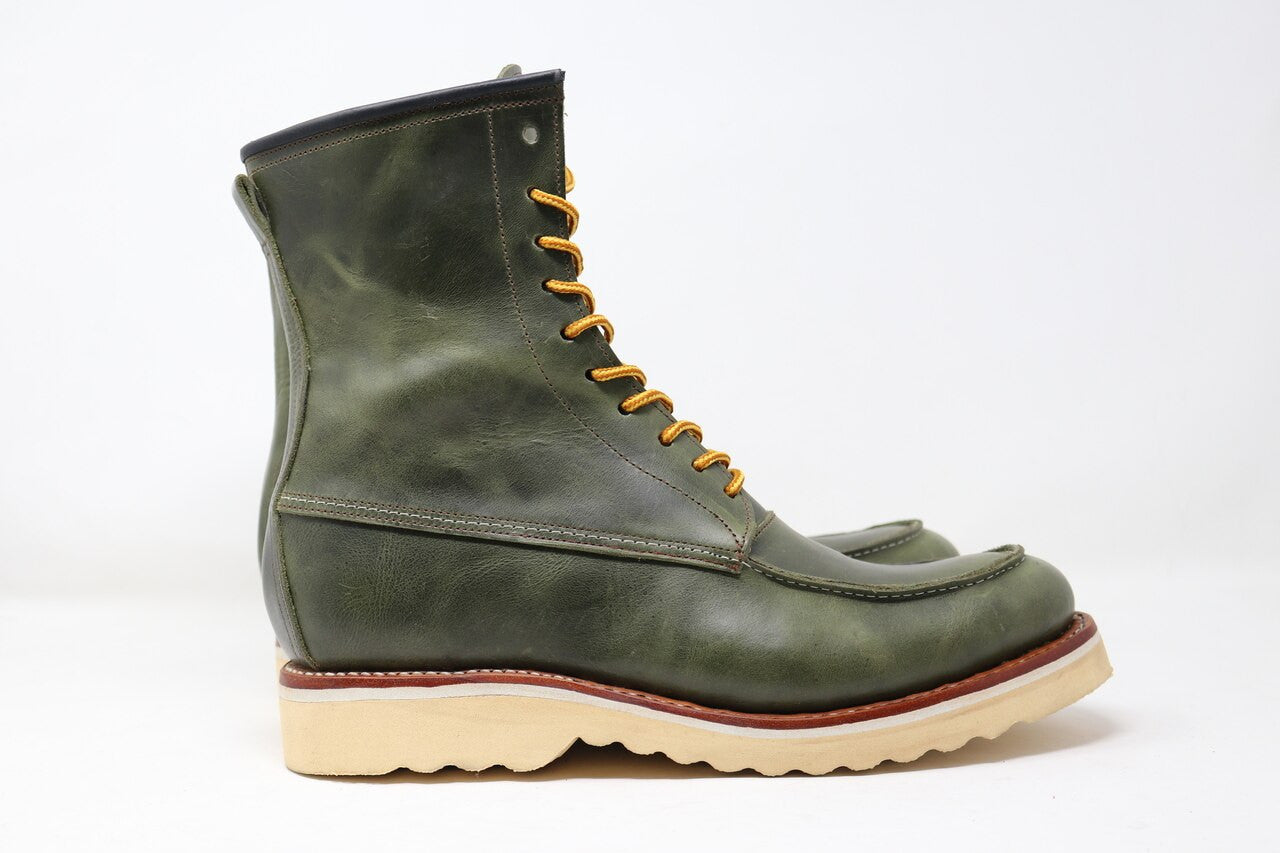 Moc Toe Boots | Green | Made to Order