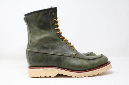 Moc Toe Boots | Green | Made to Order