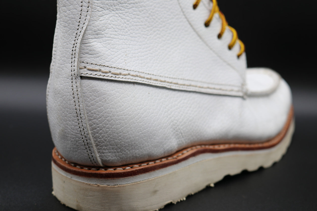 Moc Toe Boots | White | Made to Order