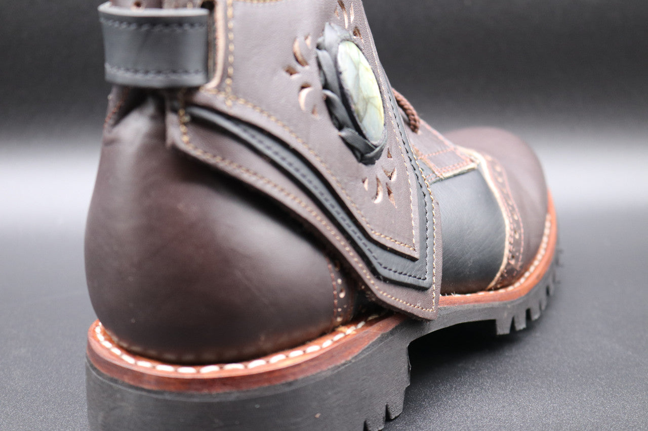 Gunslinger Boots | Black & Tobacco Brown | Made to Order