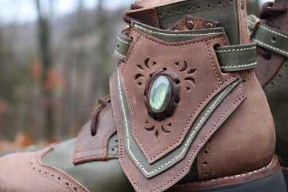 Gunslinger Boots | Brown & Green Brown | Made to Order