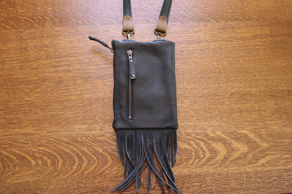 Boreal Bag | Black Leather | Chrysocolla