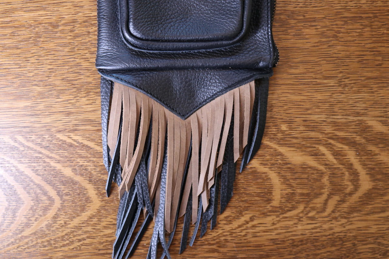 Boreal Bag | Black Leather | Chrysocolla